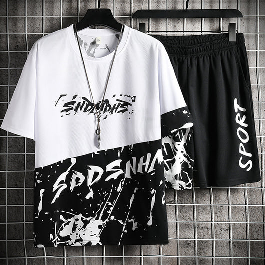 Conjunto Juvenil Estampado de Dos Piezas - Casual y Versátil - Image 2