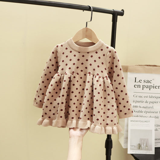 Vestido Tejido con Lunares - Image 13