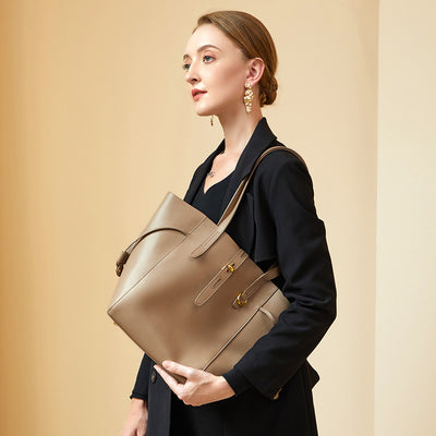 Bolso de Cuero para Mujer - Cartera Versátil de Hombro - Image 12