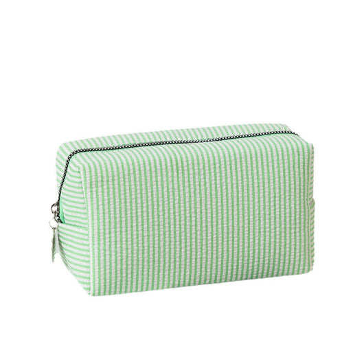 Bolsa de Cosméticos de Viaje con Rayas Bordadas - Image 5