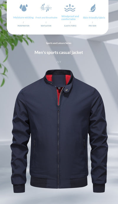 Chaqueta para Hombre Cuello Alto Otoño - Image 10