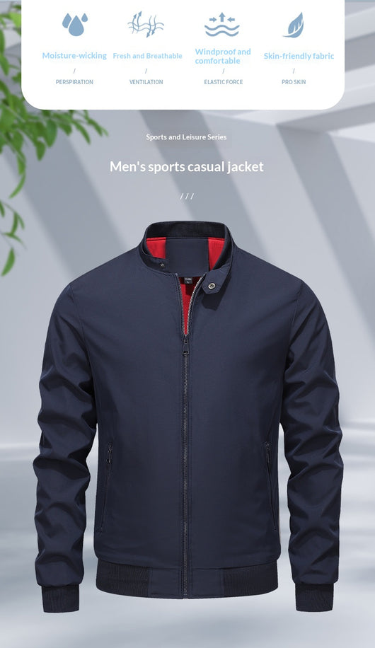 Chaqueta para Hombre Cuello Alto Otoño - Image 10