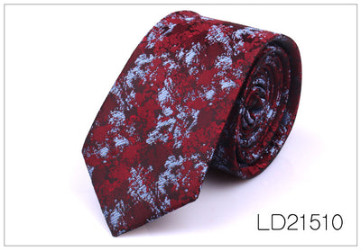 Corbata Casual Moderna con Estampado Floral - Ancho 6cm - Image 11