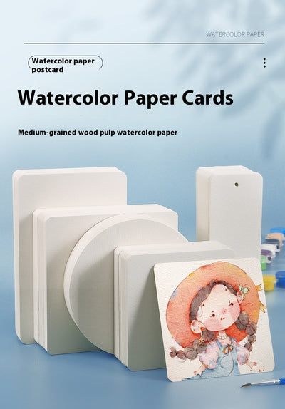 Tarjetas Postales de Papel Acuarela 300g Blanco - Image 19