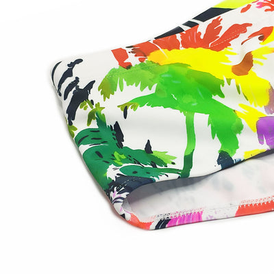 Shorts de Baño Hombre Estampado Tropical Coco con Salpicaduras de Color - Image 15