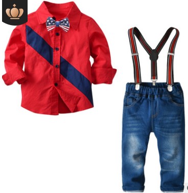 Conjunto de Ropa Otoñal para Niño - Sudadera y Pantalones Jeans - Image 13