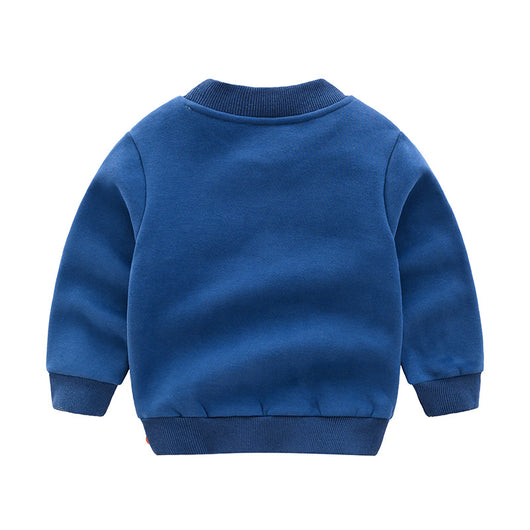 Sudadera Pullover para Niños Estilo Coreano con Cashmere - Image 4