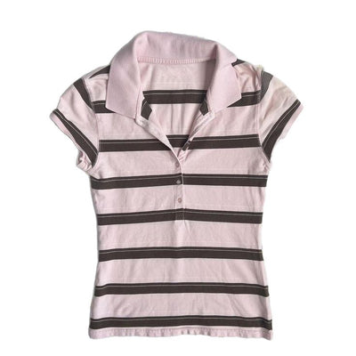 Polo Casual Slim Fit a Rayas - Diseño Minimalista y Versátil - Image 4