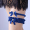 Liguero de Novia Azul con Encaje - Accesorio Nupcial Elegante