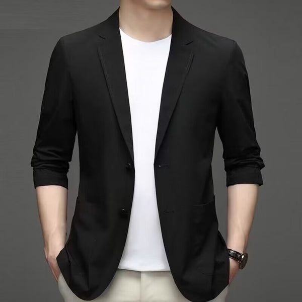 Blazer Casual de Talla Grande para Hombre - Primavera Verano