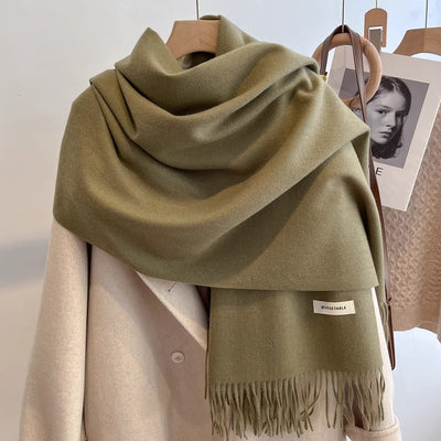 Bufanda Clásica de Invierno para Mujer - Chal Elegante Multiusos - Image 11