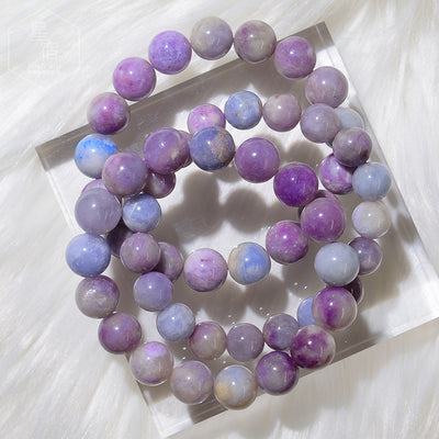 Pulsera de Sodalita Natural que Cambia a Púrpura con la Luz Solar - Image 26