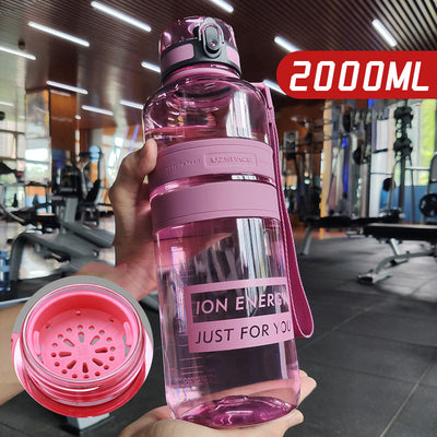 Botella Deportiva de Gran Capacidad Portátil para Fitness - Image 5