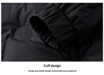 Abrigo Impermeable con Capucha para Hombre - Chaqueta de Plumón Invierno - Image 12