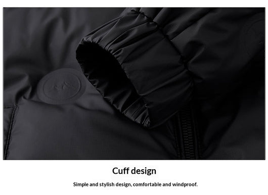 Abrigo Impermeable con Capucha para Hombre - Chaqueta de Plumón Invierno - Image 12