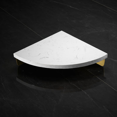 Repisa Triangular de Mármol Estilo Nórdico Minimalista para Baño - Image 6