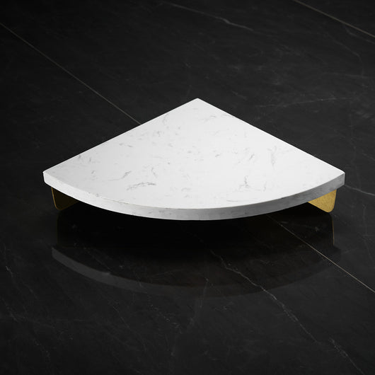 Repisa Triangular de Mármol Estilo Nórdico Minimalista para Baño - Image 6