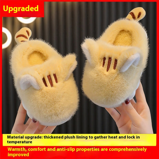 Pantuflas de Algodón para Niños con Diseño de Gatito - Cálidas y Acogedoras - Image 8