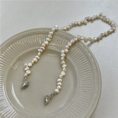 Collar de Perla de Agua Dulce con Broche Imán del Amor - Image 6
