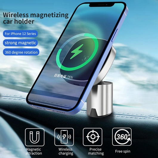 Soporte Magnético para Celular con Carga Inalámbrica para Auto - Image 20
