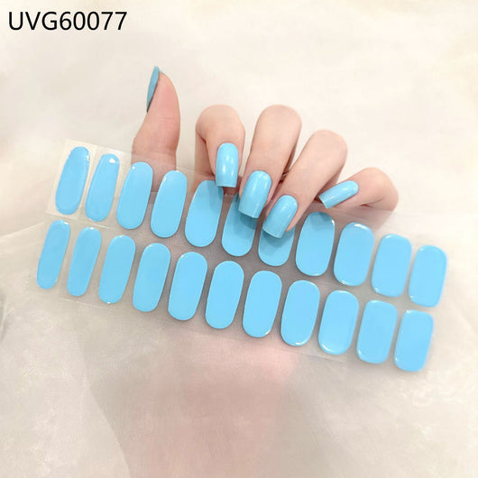 Pegatinas de Gel UV Semicuradas - Parches de Uñas Profesionales - Image 74