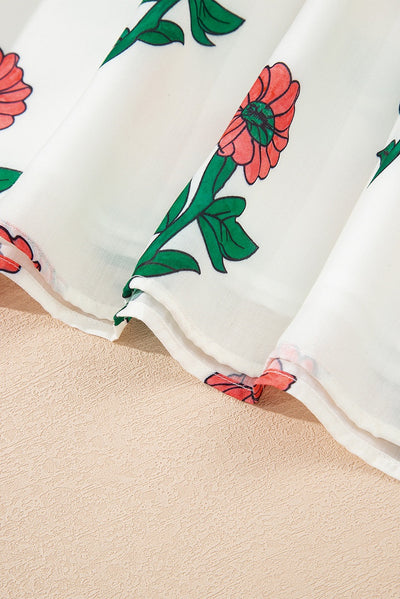Blusa Floral de Verano con Escote en V - Image 10