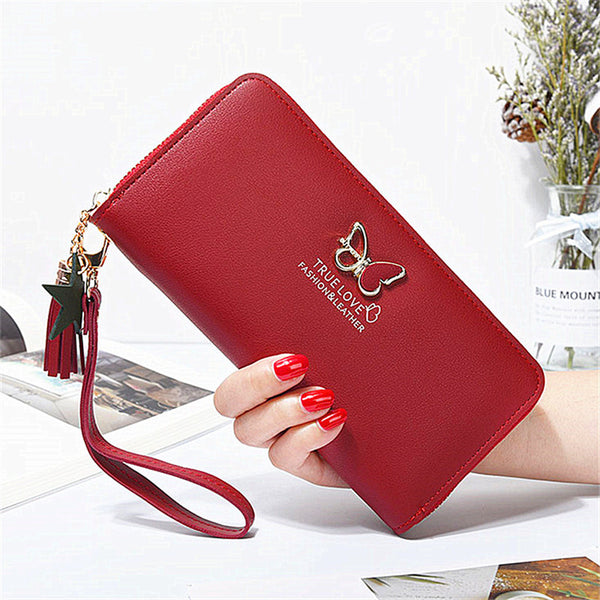 Cartera Clutch Mariposa Hueca Estilo Coreano para Mujer