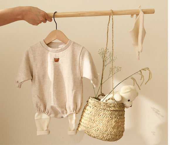 Body de Algodón Puro para Bebé - Diseño Liso y Versátil