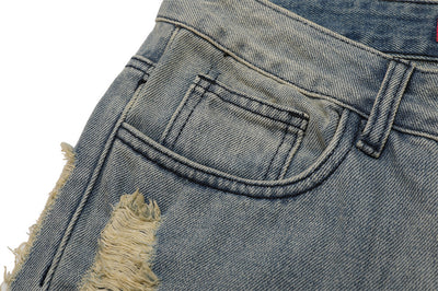 Jeans Azules Desgastados a Mano para Hombre - Estilo High Street - Image 16