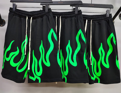 Shorts Deportivos Verde Neón para Exteriores - Image 5