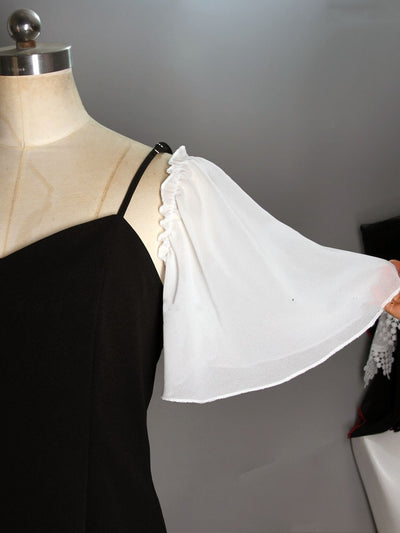 Manga Protectora Fruncida con Volantes - Protección Solar Blanca - Image 16