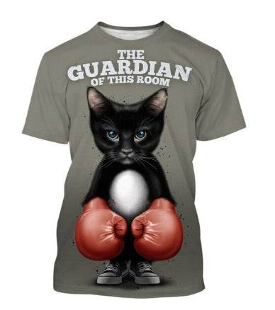 Playera para Hombre con Estampado 3D de Gatos Adorables - Image 2
