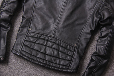 Chaqueta de Cuero Slim Fit con Cuello Alto para Hombre - Diseño Moderno y Trendy - Image 14