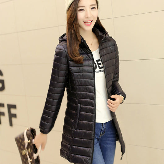 Chaqueta Acolchada Slim Fit de Algodón para Mujer - Image 10