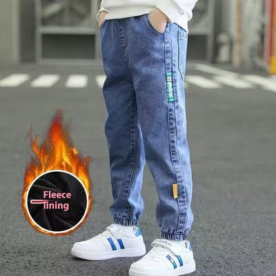 Pantalones Cálidos de Invierno con Forro Polar para Primavera y Otoño - Image 8