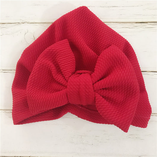Gorro Bebé con Lazo Grande de Tela India y Diseño Maíz - Comodidad Garantizada - Image 5