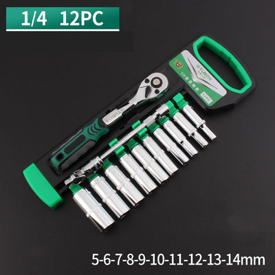 Juego de Llaves de Trinquete con Dados Intercambiables para Reparación Automotriz - Image 12