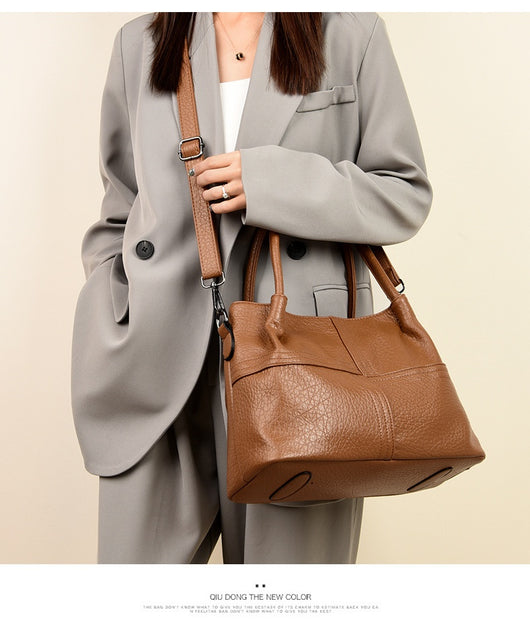 Bolso Tote de Cuero Suave para Mujer - Bolsa Mensajero Profesional - Image 10