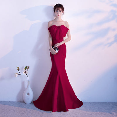 Vestido Tubo Ajustado con Falda Sirena - Image 9