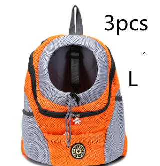Lime green mesh pet backpack with grey trim, black zipper, and internal leash clip, shown from the front. - Image 21