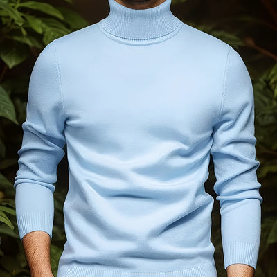 Suéter Cuello Alto Viscosa Hombre - Versátil y Suave - Image 12