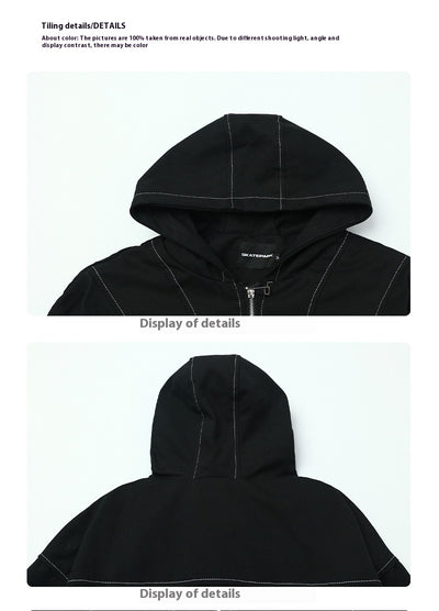 Chaqueta Suelta Retro Americana de Alto Impacto para Hombre - Image 12