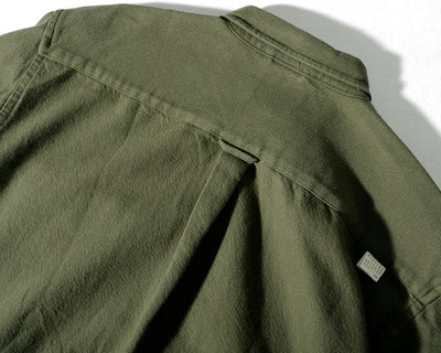 Camisa Suelta Hombre Retro Gruesa con Bolsillos - Tendencia Oversize - Image 7