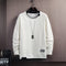 Sudadera Cuello Redondo Suelta y Gruesa con Forro Polar