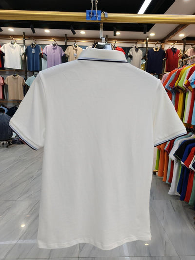 Polo de Algodón Puro Business Casual con Solapa - Manga Corta - Image 33