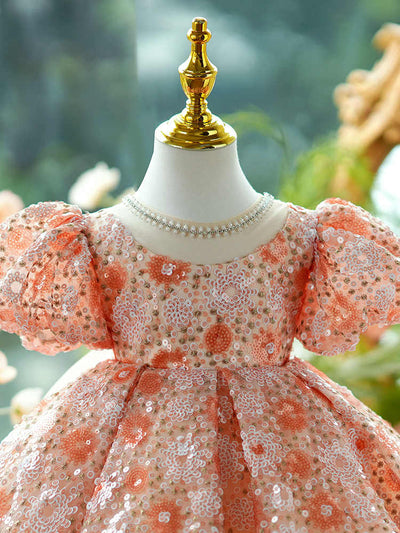 Vestido de Princesa Brillante con Falda Esponjosa para Niñas - Image 9
