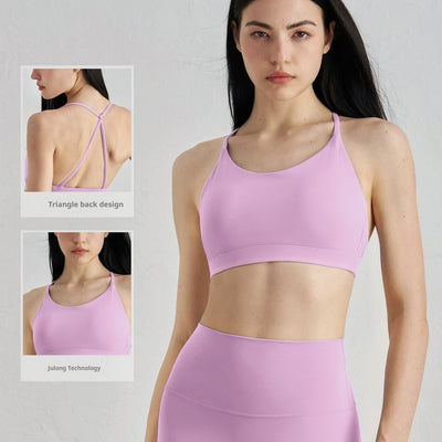 Top Deportivo Mujer con Espalda Abierta - Push Up Exercise Vest