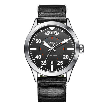 Reloj Mecánico Automático Resistente al Agua con Correa de Nylon - Image 9