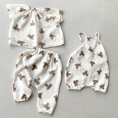 Conjunto de Verano: Blusa Manga Corta y Overol - Image 8