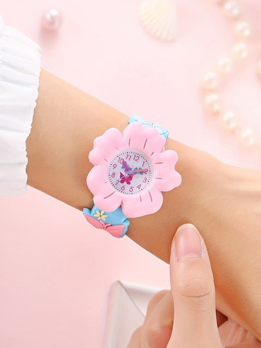 Reloj Infantil Flores Coloridas - Diseño Cute para Niñas Estudiantes - Image 15